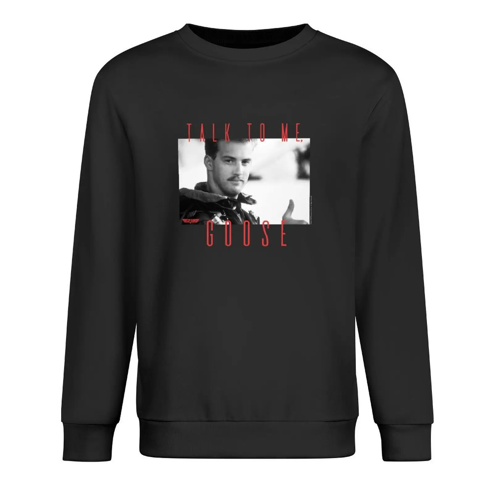 

Top Gun Talk To Me Goose Distressed Movie Portrait Pullover mens clothing men clothing men's coat oversize sweatshirt