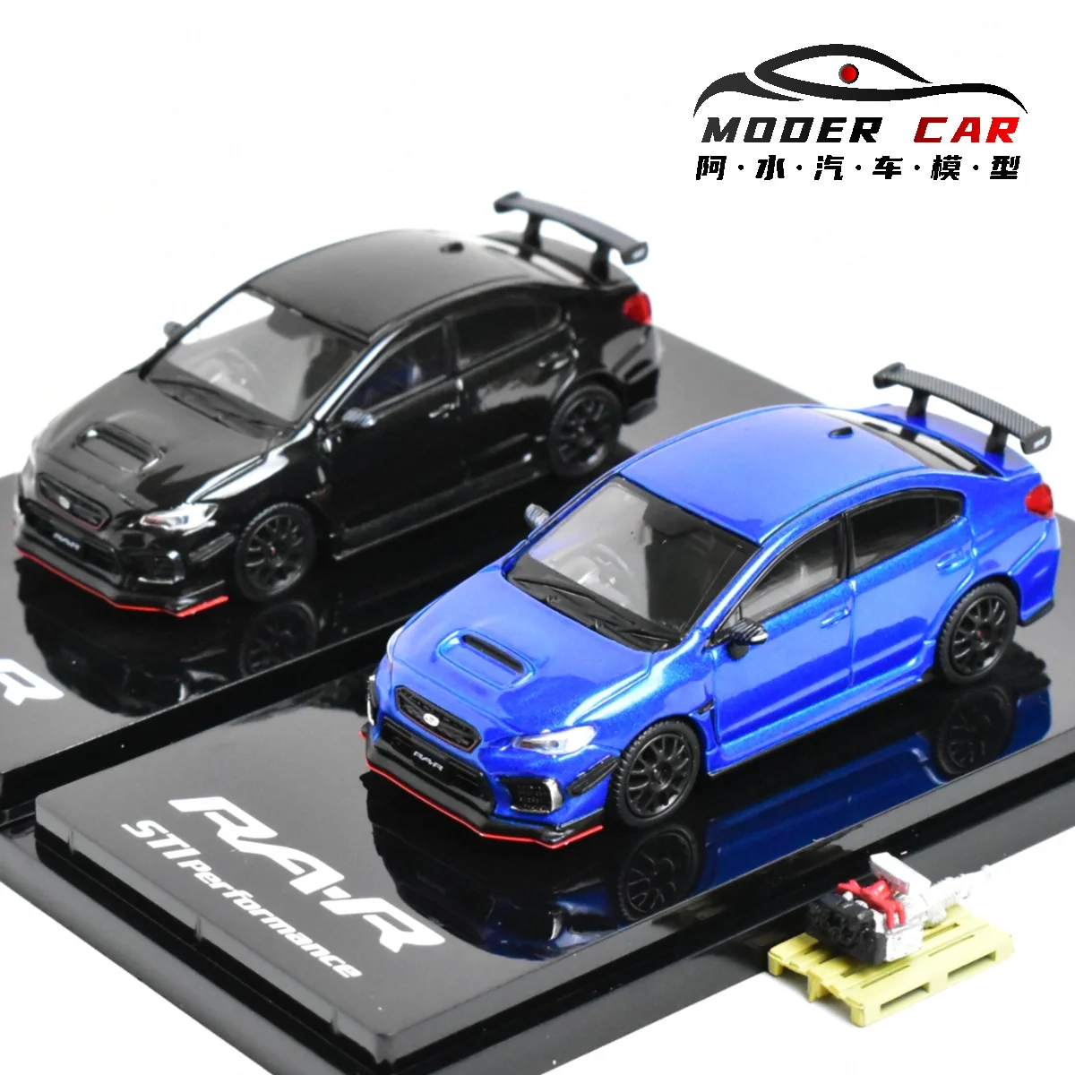 Hobby Japan HJ 1:64 WRX STI RA-R Diecast Model Car