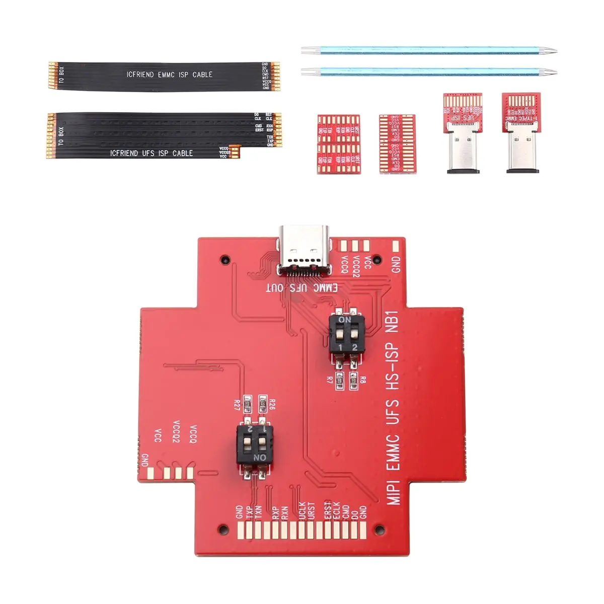 fitfit NEW for MiPitester MiPi Box for MiPitester MINI or MiPi G2 ISP Kit Adapter Repair Phone Tools(Without Encryption Chip)