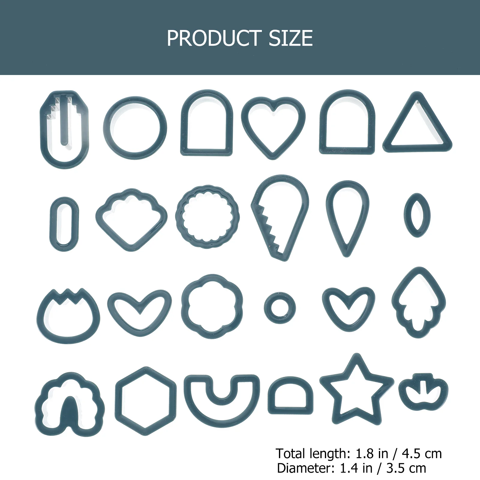 

1 set 1 Set Cutters For Earrings Polymer Clay Craft Cutting Mold Diy Jewelry Making Kit Pottery Craft Tool Clay Cutter Tools