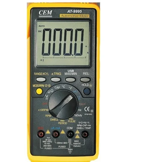 CEM AT-9995 Professional Automotive Digital Multimeter With RS232 Interface