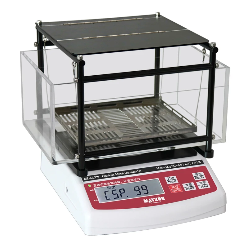 MZ-K3000 High Capacity Electronic Gold Tester 3000g/0.01g Gold Karat Percentage Testing Machine Purity AnalyzerAR