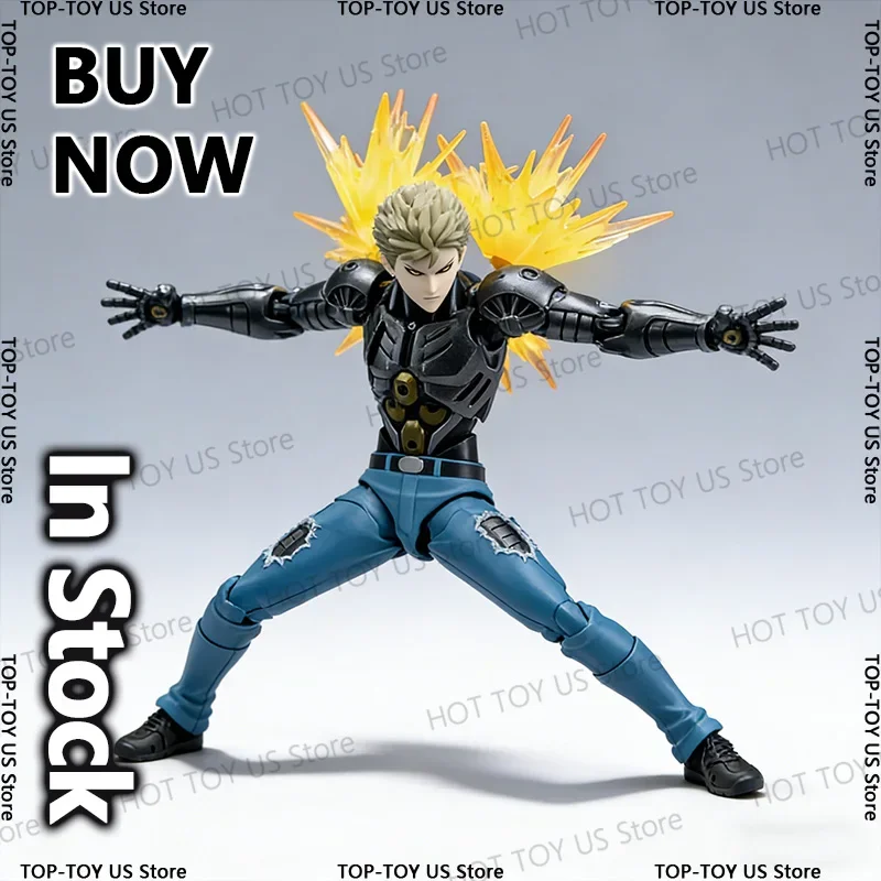 Nuevas Figuras de Acción de Anime One Punch Man Ko Genos Kaiyodo Revoltech Yamaguchi, Modelo Articulado, Juguetes Coleccionables, Regalos