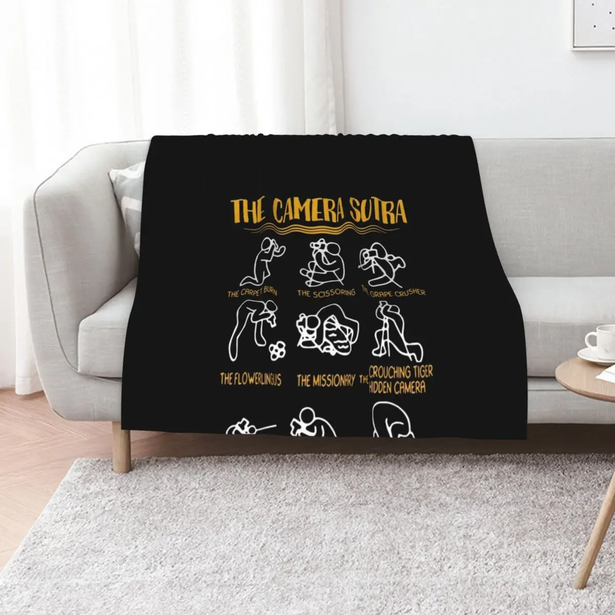 The Camera Sutra Funny Photographer Throw Blanket Softest For Sofa Thin Sofa Quilt Cute Plaid Blankets For Bed for sofa Blankets
