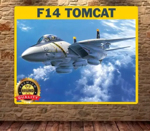 F14 Tomcat - Rare - Man Cave - Metal Sign