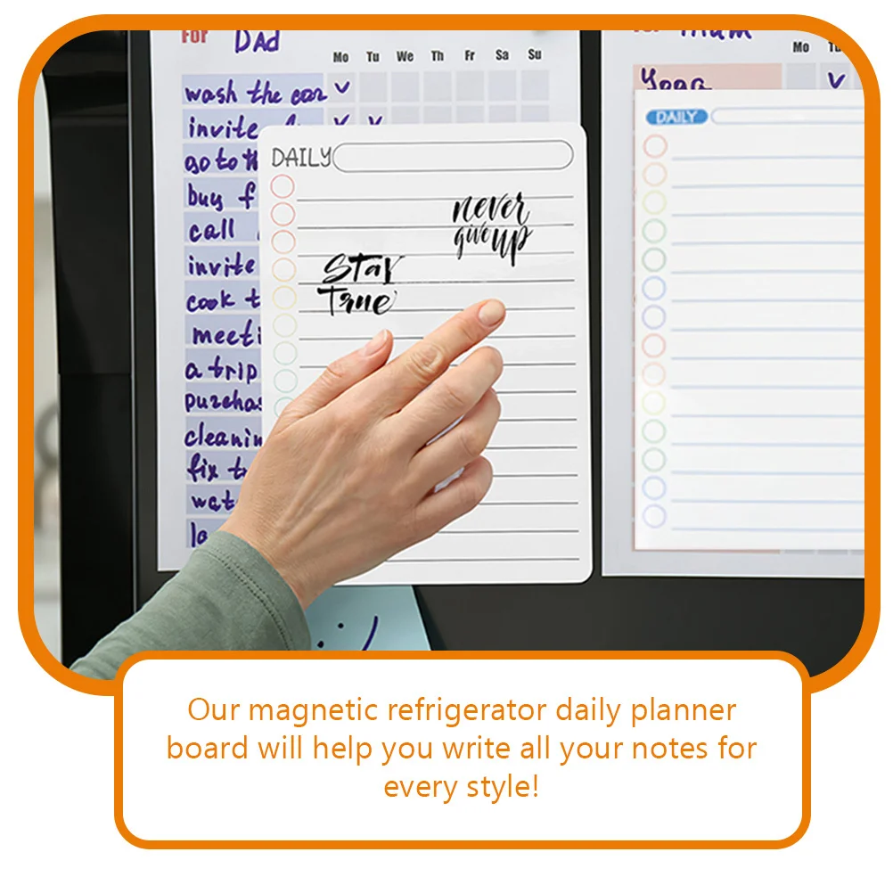 

Magnetic Whiteboard Calendar for Fridge Home Dry Erase Board for to-Do Lists Whiteboard Calendar Dry Erase Fridge Planner Board
