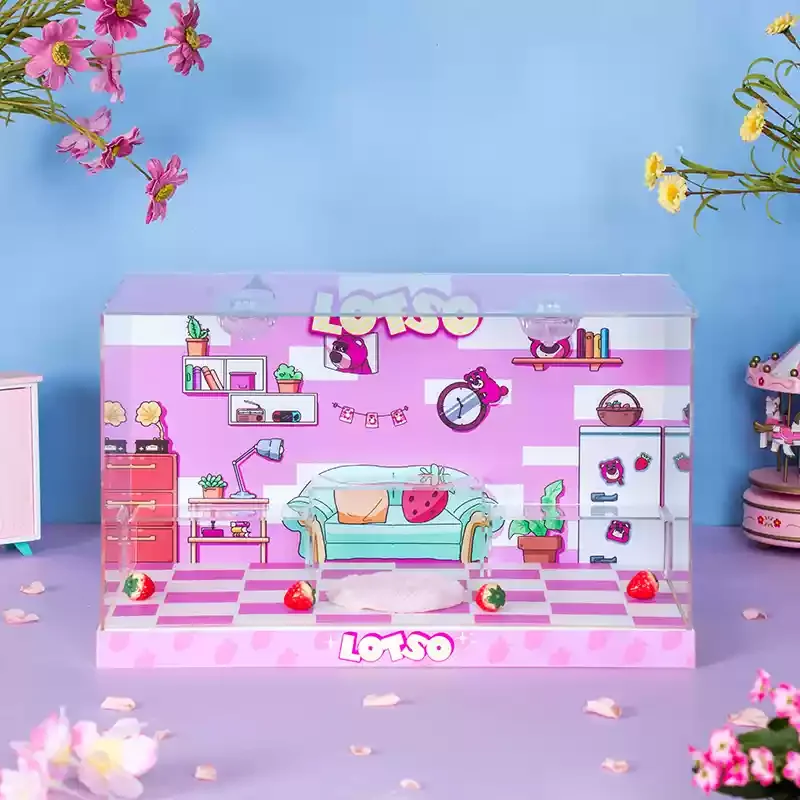 52 ของเล่น' สตรอเบอร์รี่หมีรอบ It'S Me กล่องตาบอดฉากกล่อง Disney HAND-Made TREND เดสก์ท็อปเครื่องประดับ HAND-Made พิเศษ