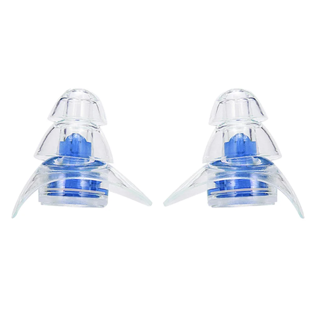 1 Pair Anti-noise Plugs Noise Reduction Sound Insulation Earplug Reusable Flexible Earplugs for Sleeping Study Concert Hearing