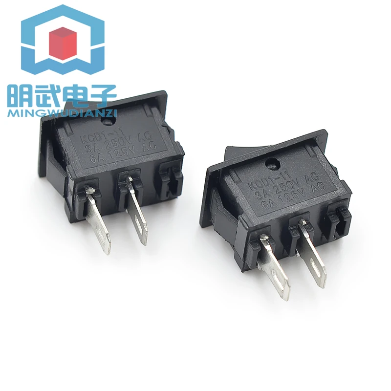 Interruptor de barco 117S interruptor de barco 8,5*13,5 MM 250VAC/3A botón de interruptor de dos pies