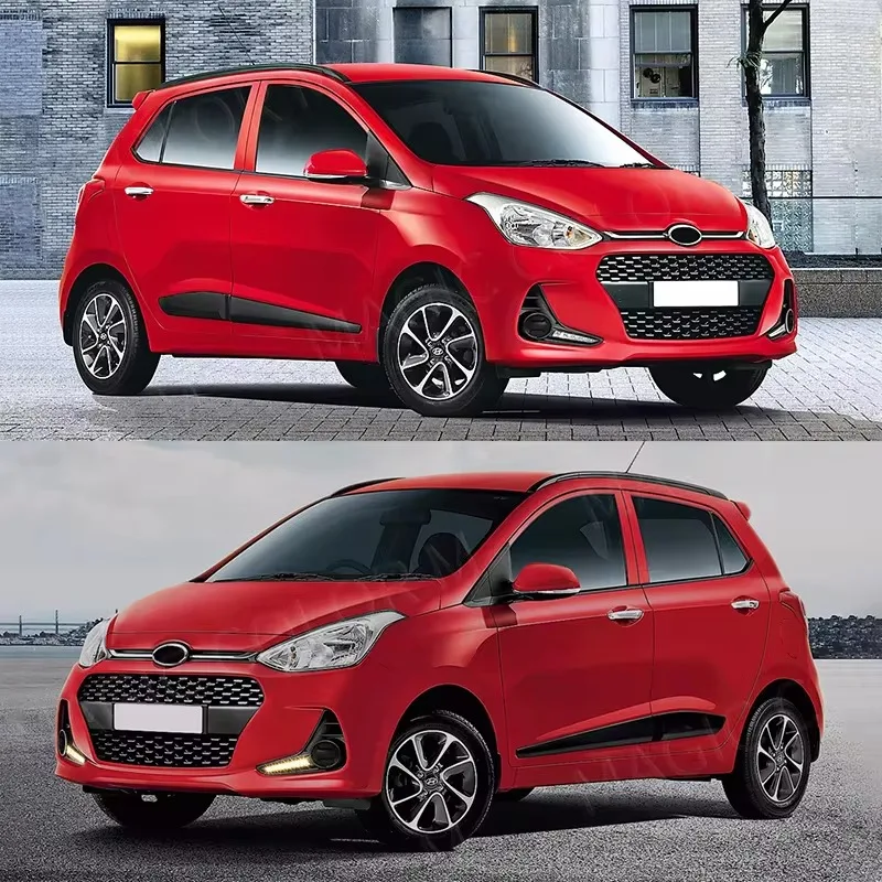 سيارة LED DRL مصباح الضباب لشركة هيونداي جراند I10 2017 2018 2019 بدوره إشارة وظيفة النهار تشغيل إكسسوارات مضيئة 12 فولت