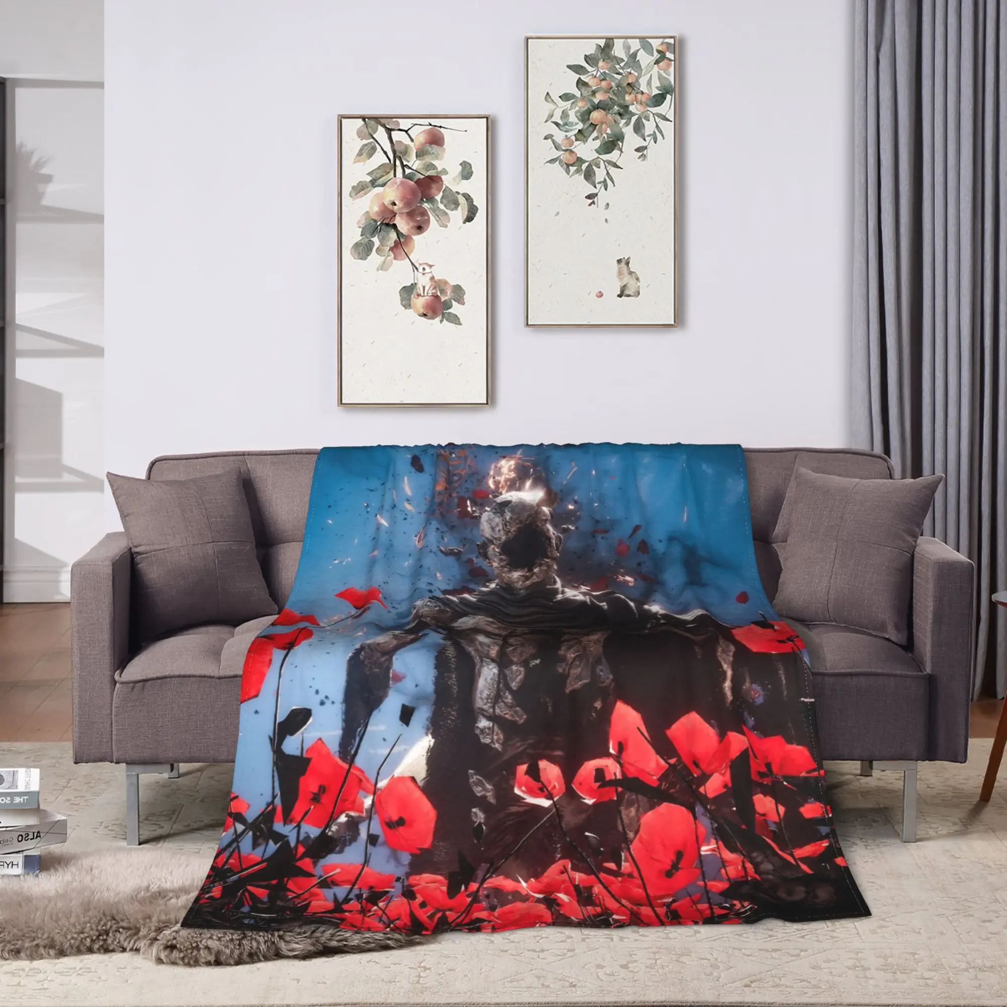 Clair Obscur Expedition 33 Game Blanket Quality Super Warm  Bedding Throws Winter Decorative Couch Bed Comfortable Bedspread