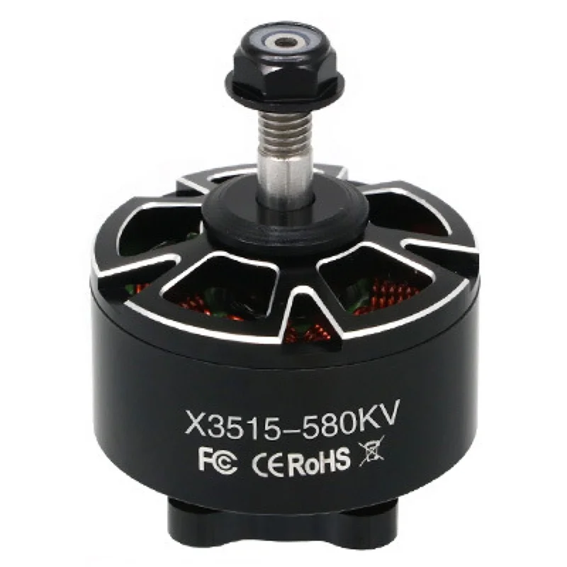 

【2025 НОВОЕ】X3515 580KV Бесщеточный двигатель для дрона, набор из 4 предметов 3-8S для радиоуправляемого мультироторного квадрокоптера FPV, детали для фристайла