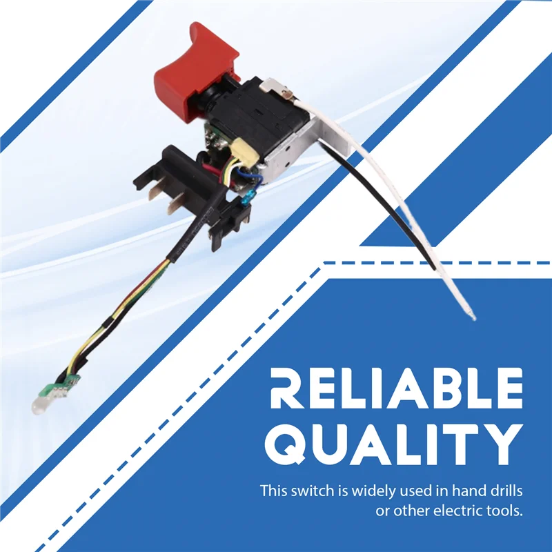 Interruptor de gatilho de furadeira sem fio 10.8V para METABO BS10.8V Ferramenta elétrica Acessórios-AA25