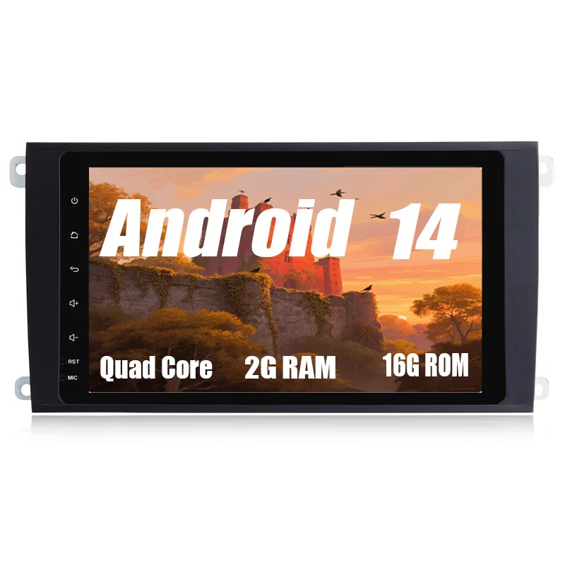 

Android car radio for Porsche Cayenne 2003-2010 stereo screen Carplay Android Auto Bluetooth GPS Navigation FM radio 8’ [2+16G]