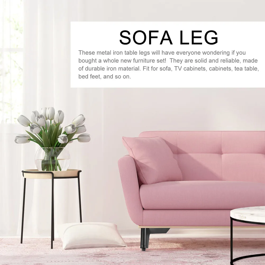 

Heavy Duty Iron Furniture Legs for Sofa Bed Cabinet Metal Coffee Table Chair Support Feet Thickened Stable for
