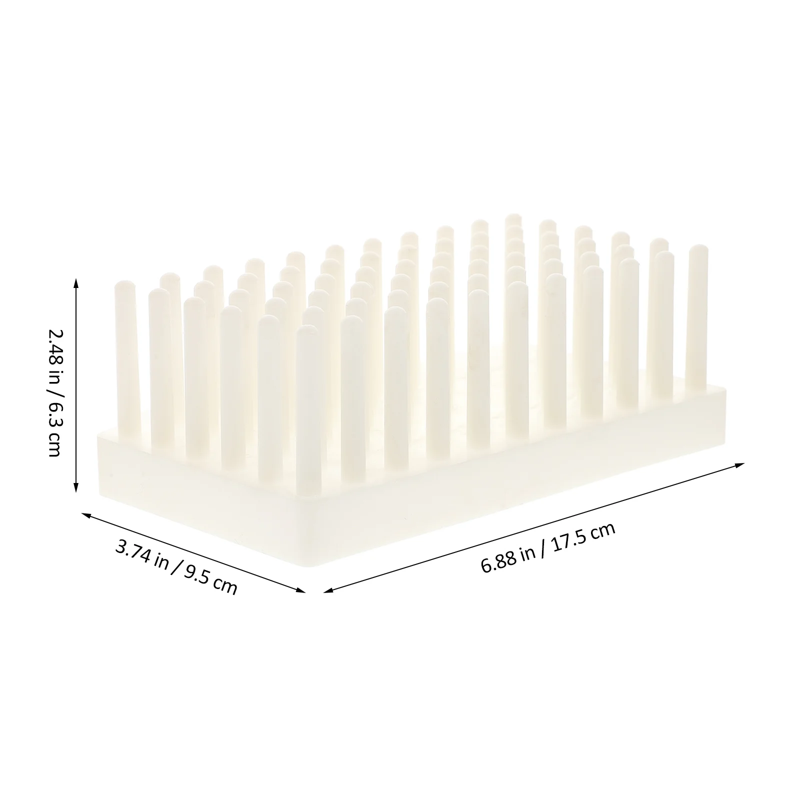 Test Tube Rack Drying Accessory Tubes with Stand Storage Racks Plastic Holder Tool