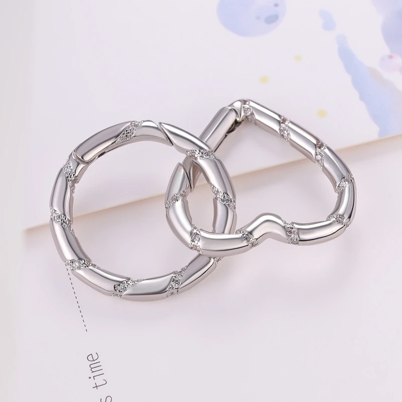 Juya 18K Echtgold vergoldet Kreative Accessoires Karabinerverschluss Federkarabiner Verschlüsse für DIY Mesh Ketten Charm Schmuckherstellung – Detail 6