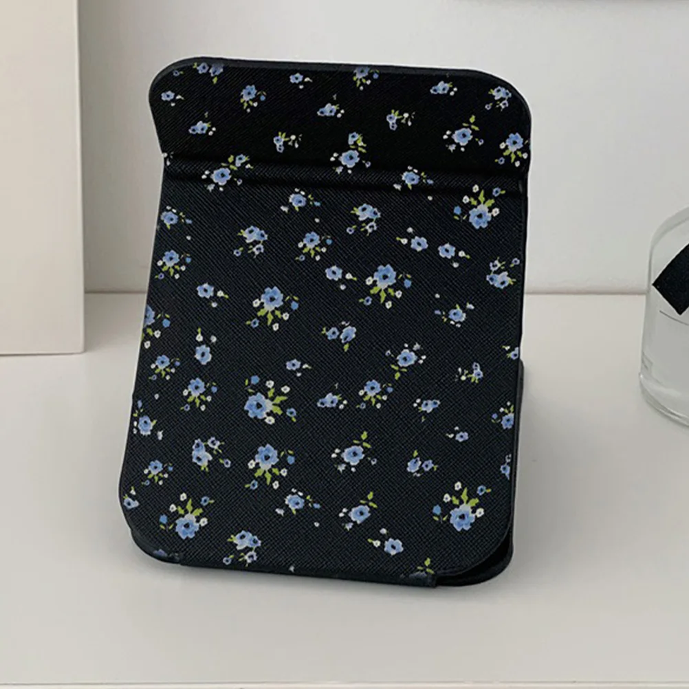 Make-up-Spiegel, faltbar, tragbar, leicht, kompakt, für den Schreibtisch, zusammenklappbar, für Reisen, kleiner Kosmetikspiegel, Tischspiegel