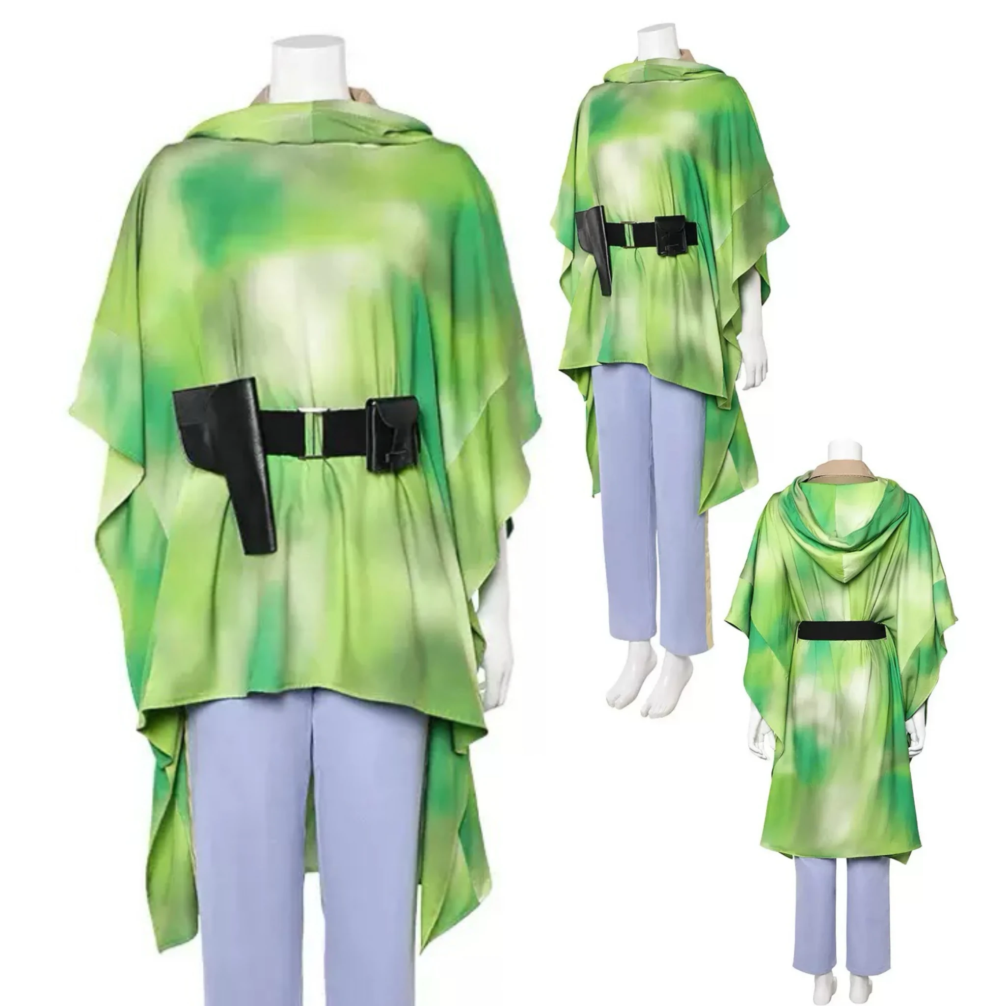 

Лея Косплей Костюм Взрослая Женщина Принцесса Зеленый Камуфляж Хэллоуин Карнавальная Вечеринка Одежда