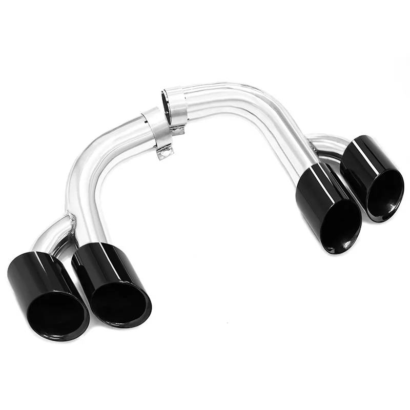 2 teile/los Auto Auspuff Spitze Für BMW X6 E71 2008-2013 35i Upgrade X6 E71 50i M50D Quad schalldämpfer Spitze Auspuff Endrohr Düse