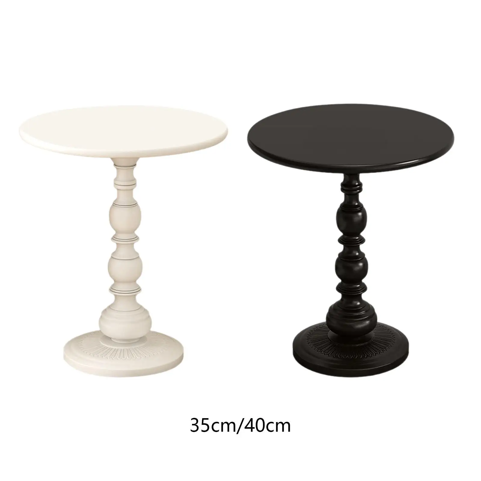 Bedside Table Round (52cm in Height) Lightweight Modern Decor Couch Table for Indoor and Outdoor Bedroom Office Apartmen Balcony