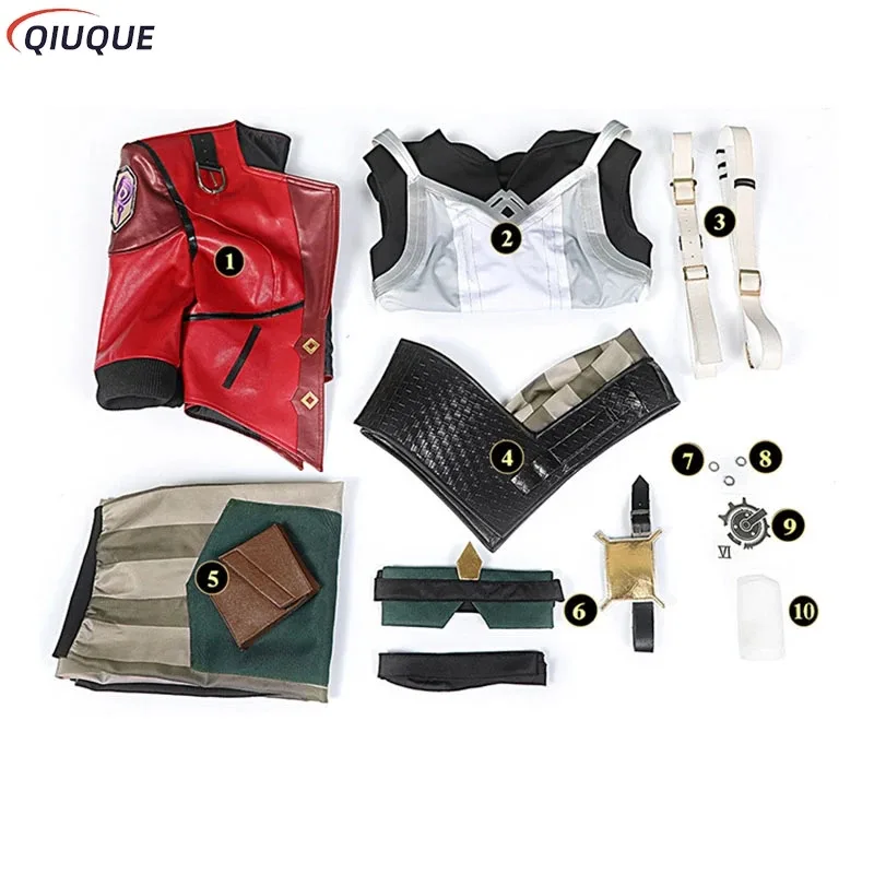 لعبة مايكرو أكرين التأثيرية lol Arcane VI شعر مستعار كوسبلاي أحذية بدلة الهالوين كرنفال