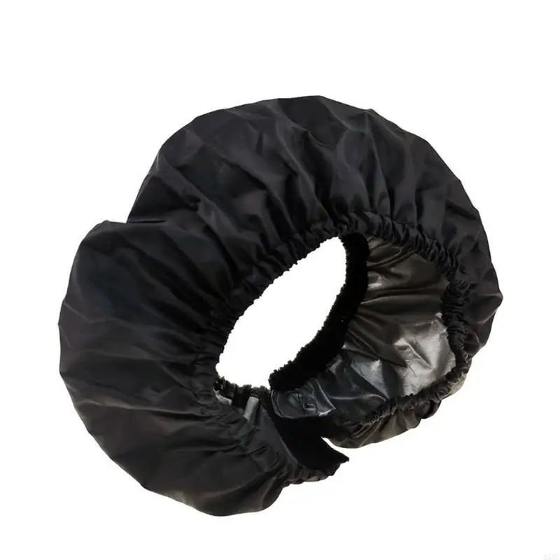 A5YC 2Pcs Baby Strollers Wheel Covers Wear Resistant Front/Rear Wheel Sleeves with Easy Installation for Various Sizes