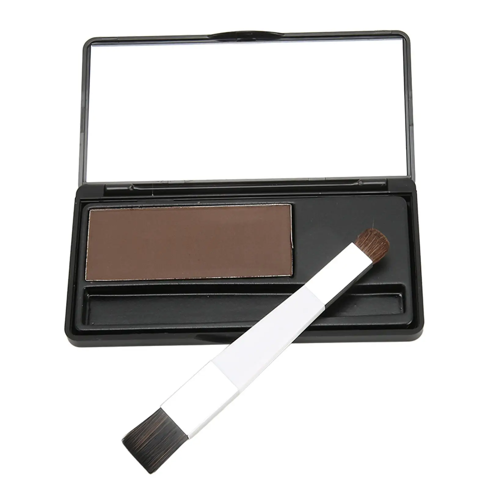 Long-Lasting Hairline Brow Powder with Soft Brush & Mirror - Easy Application for Perfect  Transition, Ideal for Parties