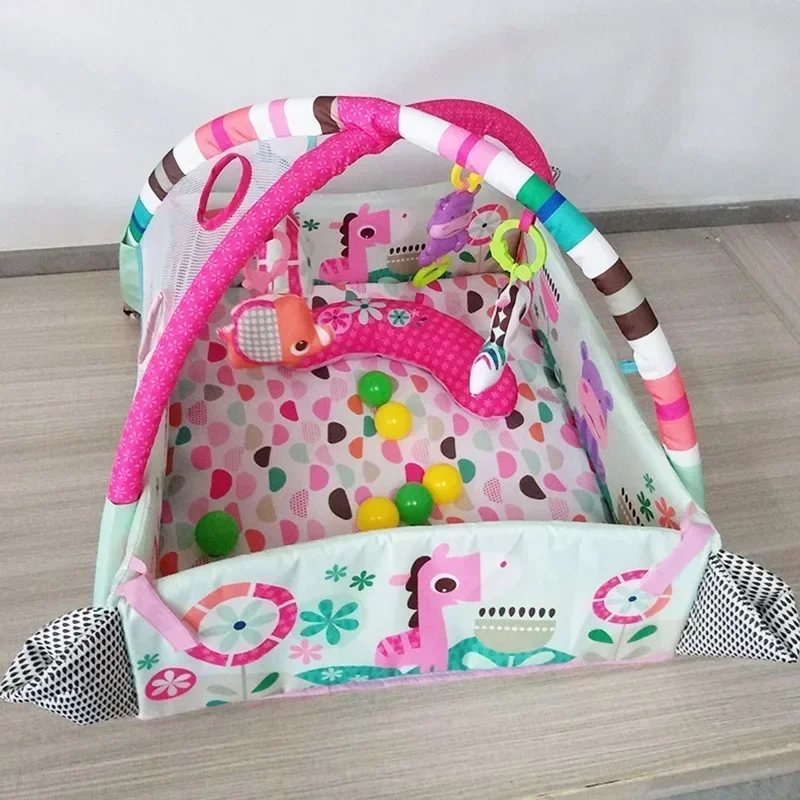 Baby Fitness Frame Kruipende Speldeken Multifunctionele Educatieve Matten Hek Kruipende Deken Baby Tapijt Verlichting Speelgoed