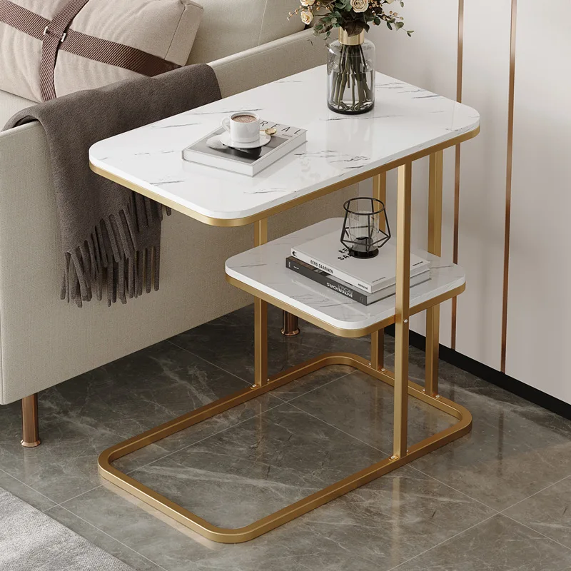Nordic Small Coffee Tables Living Room Salon Entrance Marble Coffee Tea Table Modern Laptop Mesa Auxiliar Salon Furniture