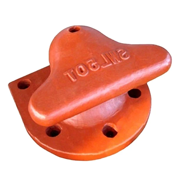 High Quality Cast Steel Marine Mooring Bollard 150 Tons Capacity Epoxy Painted Surface ISO Certified Cutting Installation