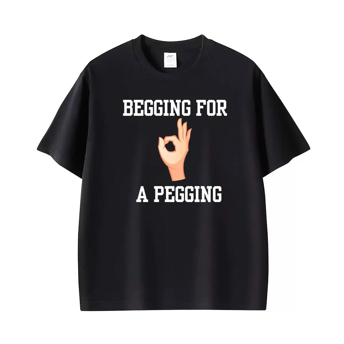 Offensive Meme Begging for Pegging - Rude Stag Do Funny T Shirts Men's Women Humor Casual T Shirt Fashion Classic T-shirt