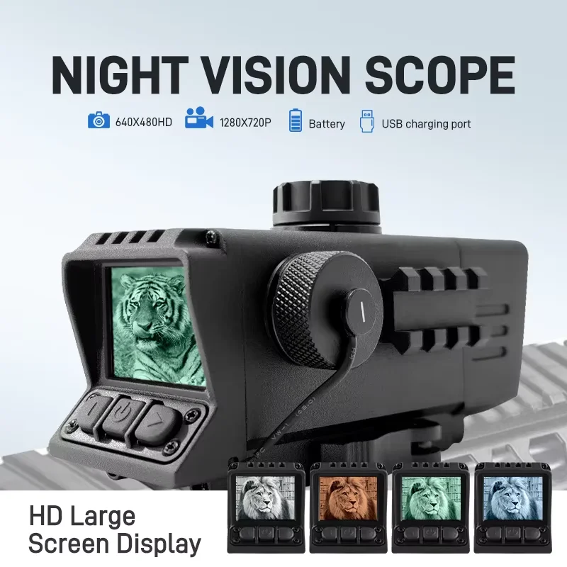 MS32 GOYOJO 3.5X32 Digital Night Vision Scope with Video Recording | BDC Ranging | 7 Reticles | IP67 Waterproof for Rifle/Picatinny Rail