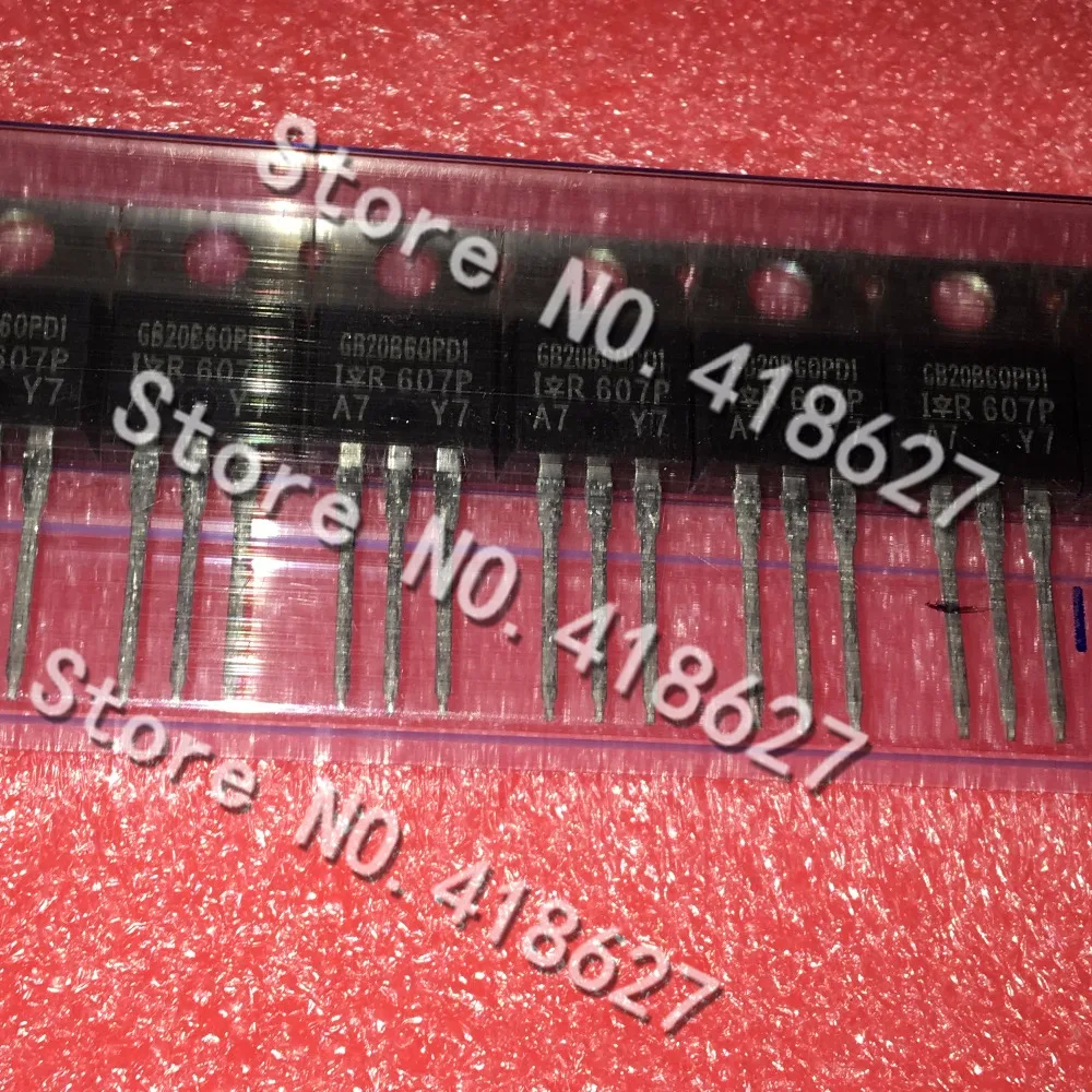 20 PÇS/LOTE Novo IRGB20B60PD1 GB20B60PD1 TO-220 IGBT Efeito de Campo 600V