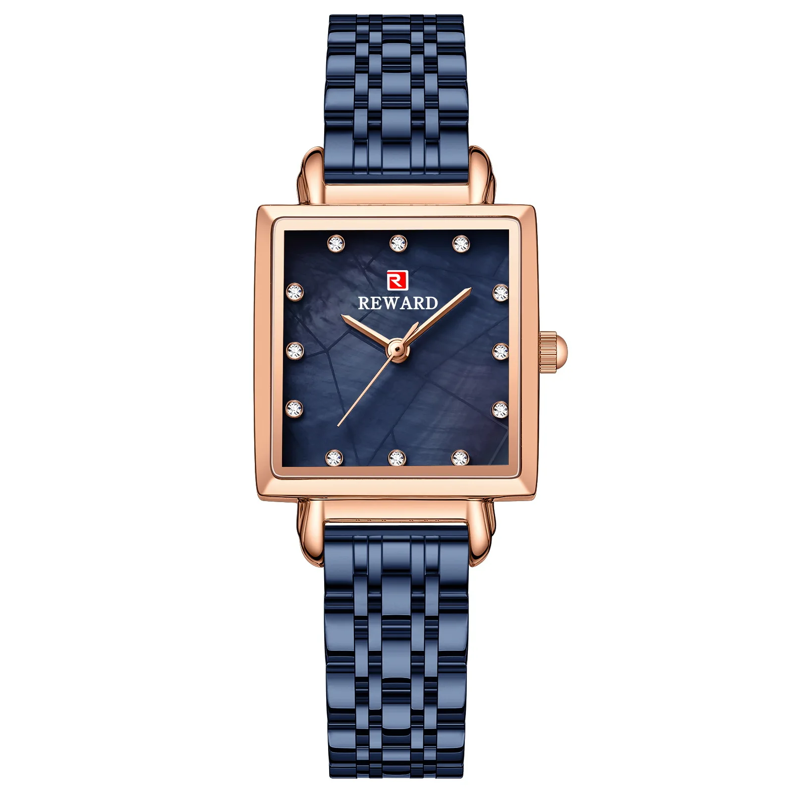 2025 Fashion Women's Watch Waterproof Color Shell Face Square Quartz Women's Watch Women's Watch