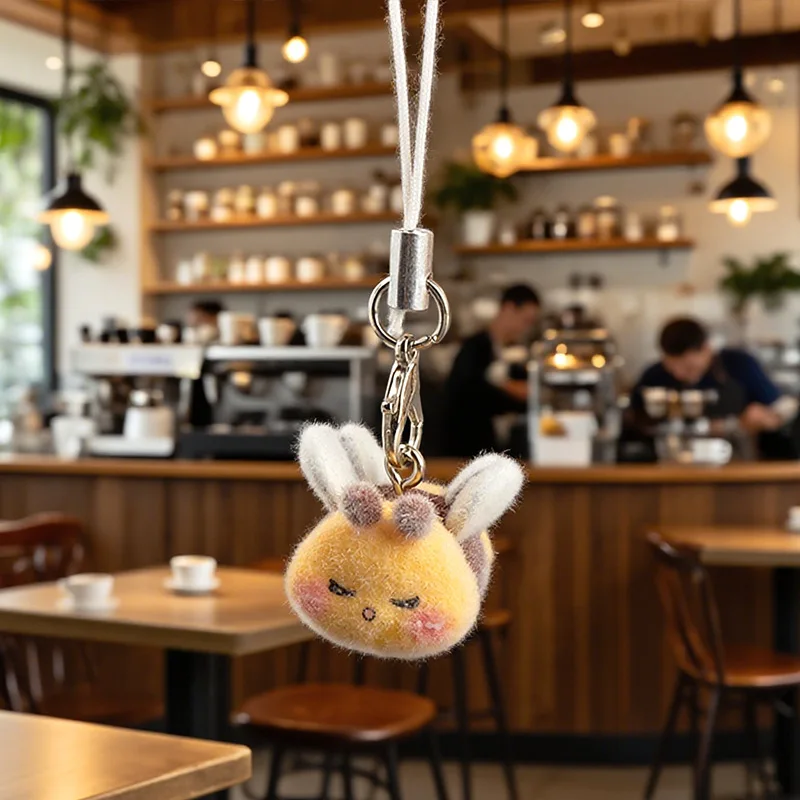 يتدفقون لطيف الكرتون ليتل النحل الهاتف المحمول الأشرطة حقيبة قلادة المدرسية قلادة الزخرفية لطيف الحيوان المفاتيح الهاتف الحبل