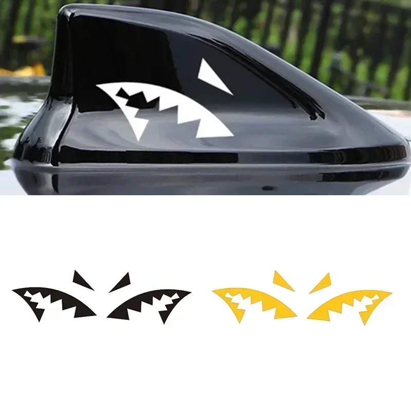 

Motorcycle Reflective Shark Fin Antenna Sticker Shark Mouth Vinyl Decal Car Stickers Cute Accessories Car Stickers Waterproof