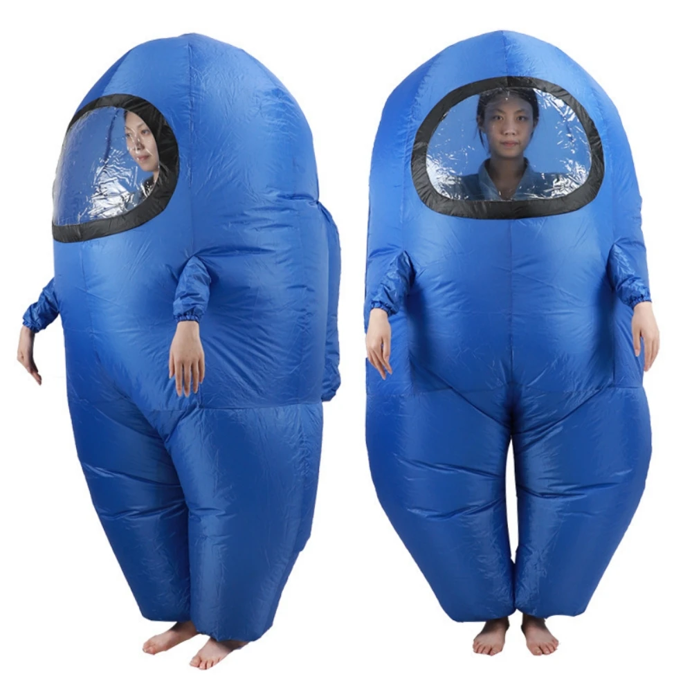 

2026 Halloween Impostor Inflatable Costume for Adult Funny Spacesuit Costume Astronaut Figures for Adult Kids Game Fans