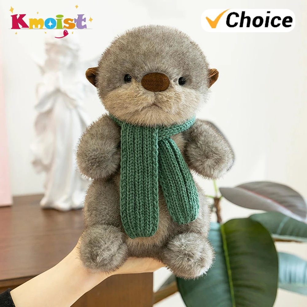 

Шарф Выдра, плюшевые куклы, мягкие мягкие игрушки Lutra, спальный компаньон, подушки, игрушки для детей, рождественские подарки