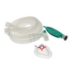 Veterinary Disposable Anesthesia Breathing Circuit Set Breathing Circuit With PVC Anesthesia Mask And Latex-Free Breathing Bag