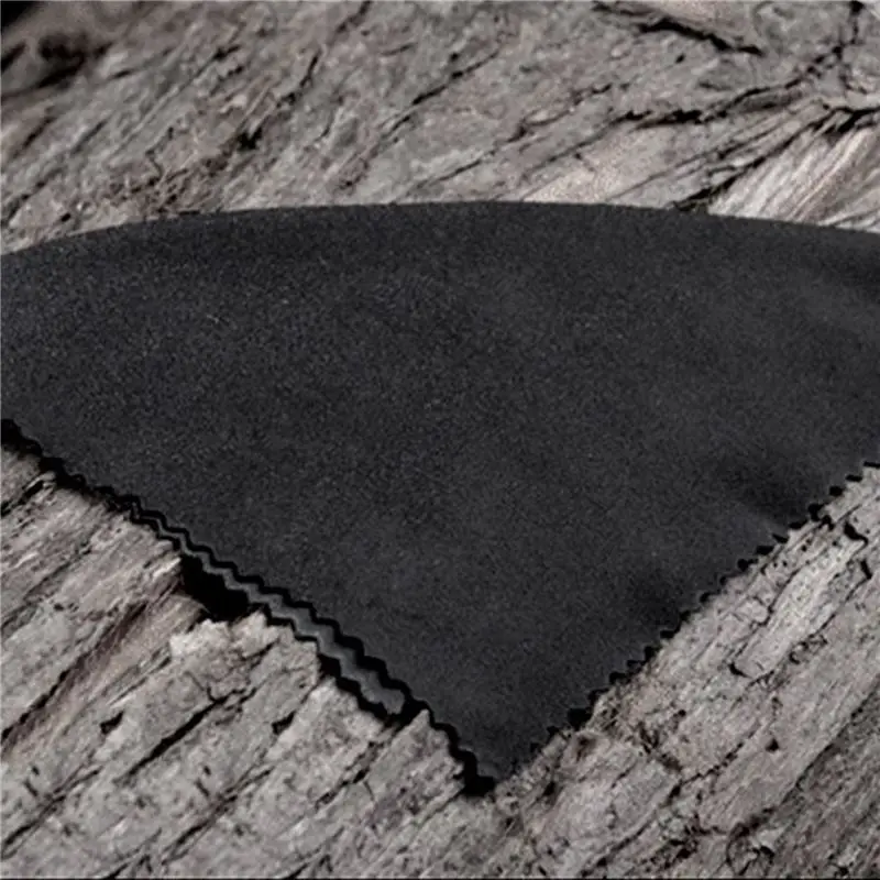 Delicate Texture-15X Microfiber Cleaning Cloth 20X19cm, Black Cleaning Cloths, Touchscreen, Smartphone Display, Glasses, Laptop