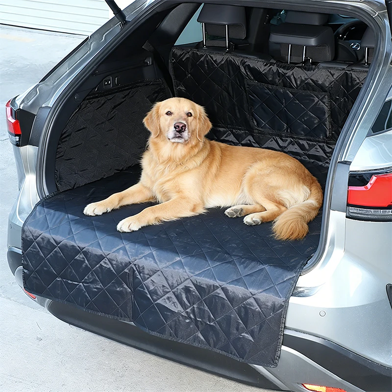 

Waterproof Pet Trunk Liner for Lexus RX 2023-2026 Black Oxford Anti-Dirty Anti-Scratch Non-Slip Foldable Washable Dog Cargo Mat