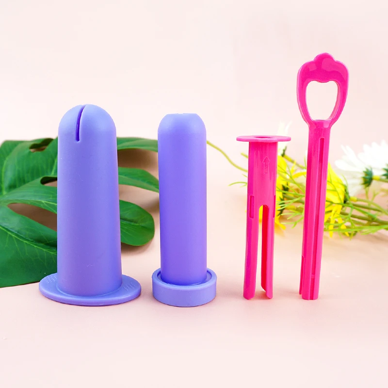 Menstrual Cups Applicator Tool Easy Insertion Reusable Period Cup Tampon Applicator Menstrual Disc Booster