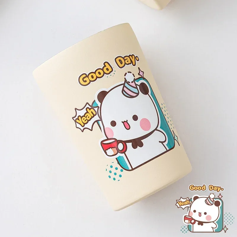 320/360ml Cute Cartoon Mitao Cat Water Bottle 316 Stainless Steel Vacuum Cups Capacity Kawii Girl Portable Travel Thermos Bottl