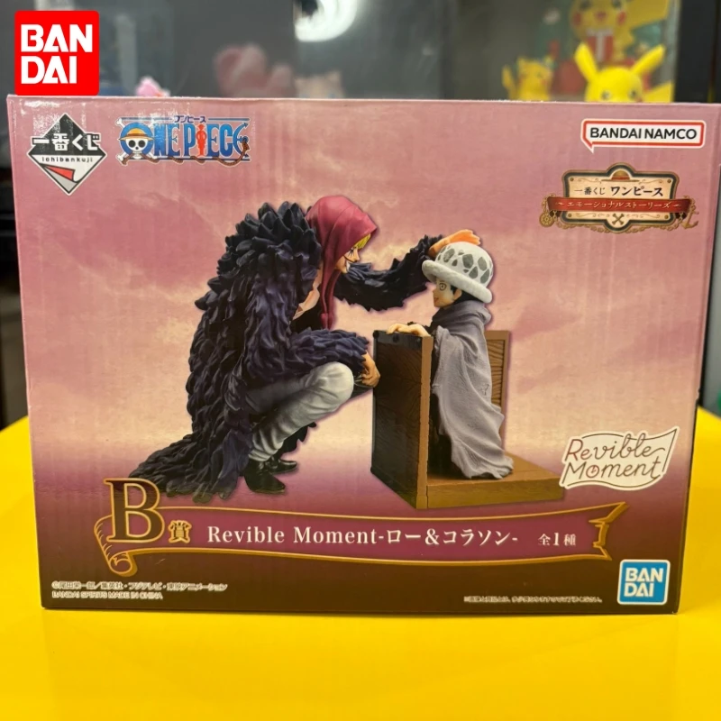 

Bandai Original One Piece Ichiban Kuji Shanks Straw Hat Luffy Law Corazon Robin Olvia Yamato Anime Figures Toys For Kids Gifts