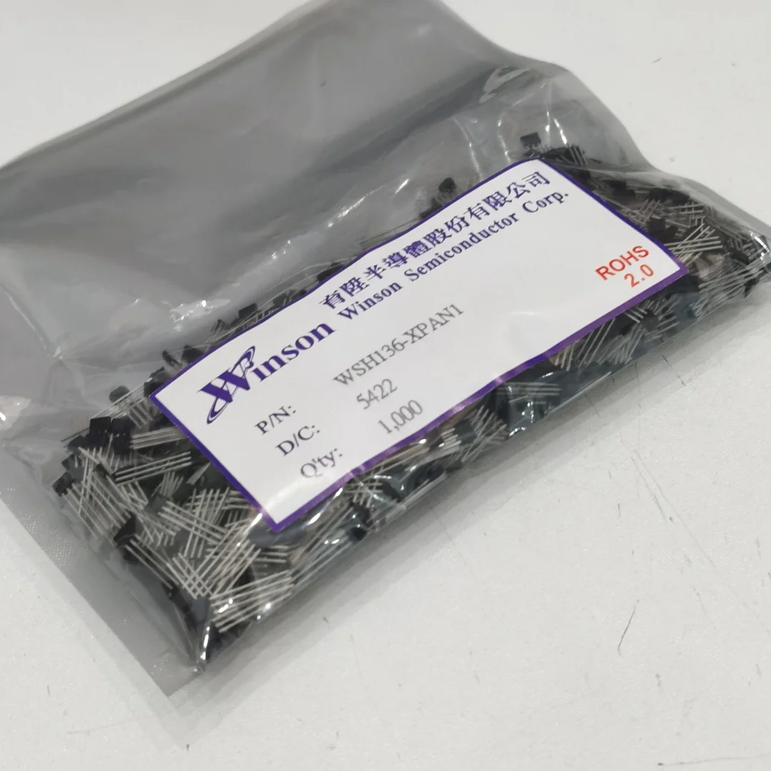 WSH136-XPAN1 Linear Hall Sensor High Sensitivity Analog Output TO-92S