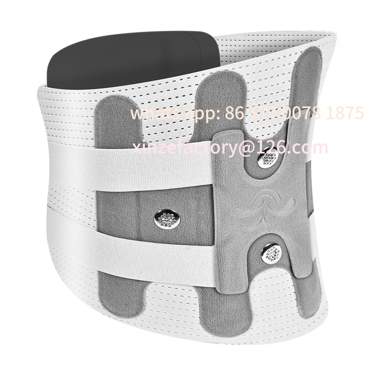 Customizable Adjustable Lumbar Support for Pain Relief of Back/Lumbar/Waist, Waist Wrap for Injury, Herniate