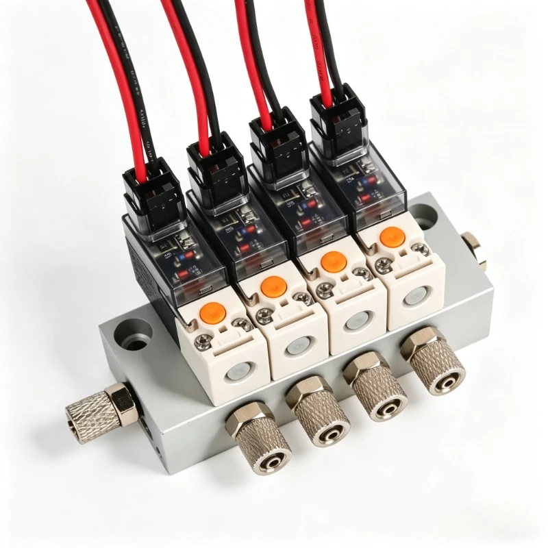 Micro Pneumatic Solenoid Valve Combination with Positive Pressure and Negative Pressure Adopts 2/3-way NC Valve 12V 24V 220V