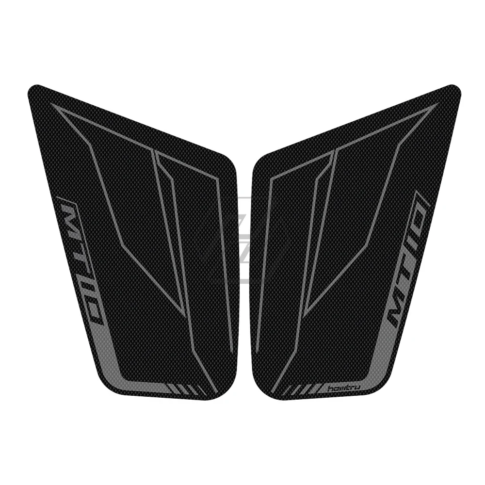 Motocicleta Side Tanque Pad Proteção, Joelho Grip Mats, Acessórios de etiqueta, Yamaha MT-10, MT10, 2016-2020