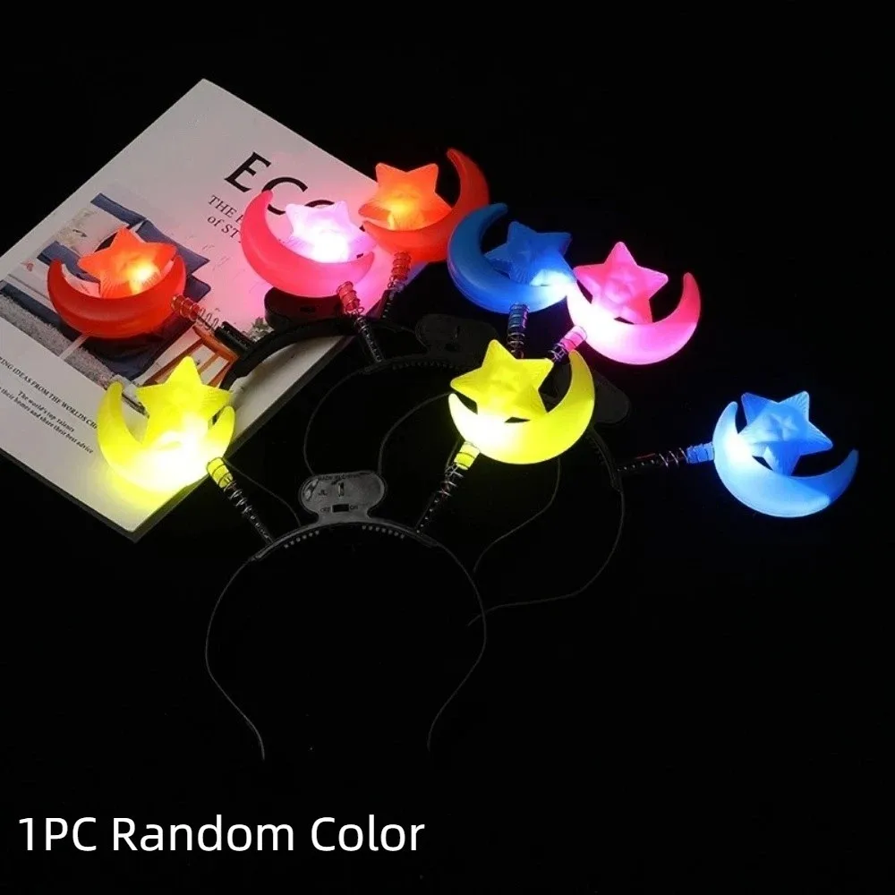 

LED Glow 2026 Happy New Year Headband Number Letter Photographic Headwear 2026 Glow Sticks Colorful Optic Fiber Light Up